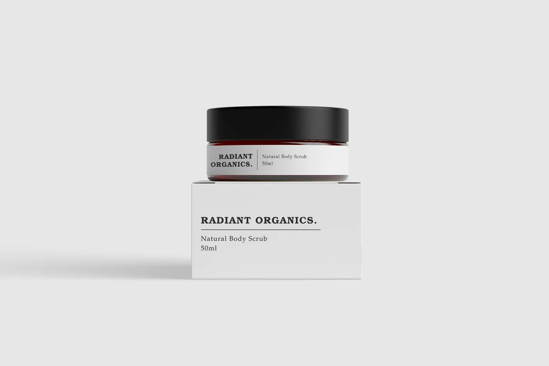 Radiant Organics Cosmetics Mockup